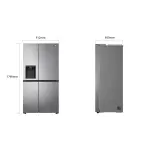 REFRIGERADORA LG DE 27p³ DIGITAL INVERTER SIDE BY SIDE VS27LWID
